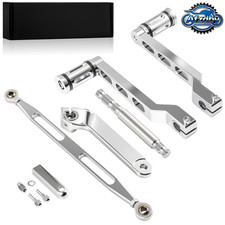 Heel Toe Gearshifter Lever Shaftshift Rodlinkage Kit For Harley Touring 84-16