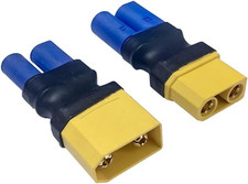 EC5 to XT90 Adapter,Xt90 to EC5 Connector without Wires RC Lipo Battery Connecto
