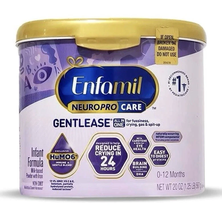 (4) Enfamil Gentlease Neuropro Care Infant Formula 20 oz Each - Image 2 of 2