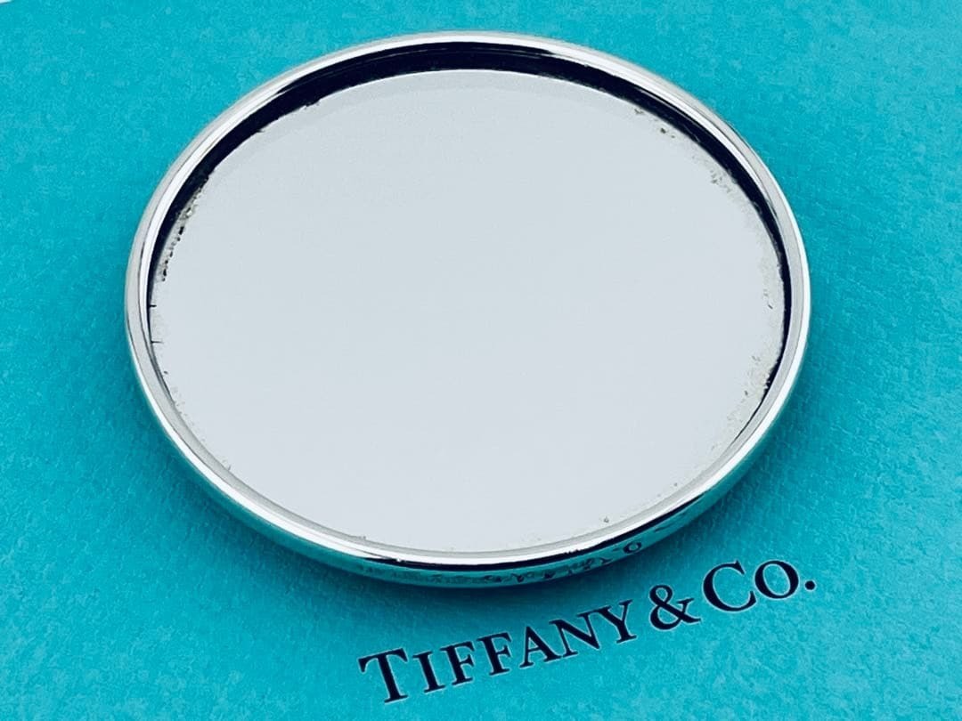 Tiffany & Co. Silverplate Round Compact Hand Mirror | eBay