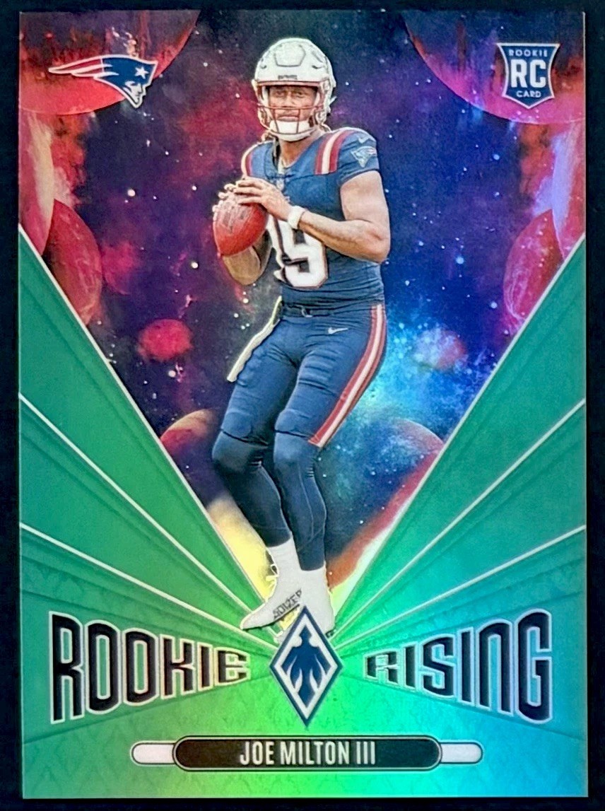 2024 Panini Phoenix Joe Milton III RC Rookie Rising GREEN #/25 SSP Cowboys