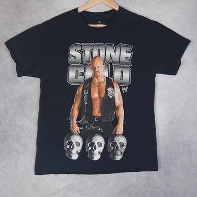 Stone Cold Steve Austin Shirt Mens Medium Black WWE Austin 3:16 Graphic Tee
