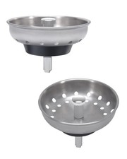 KONE 2PCS Kitchen Sink Basket Strainer Replacement for 3-1/2 Inch Standard Dr...