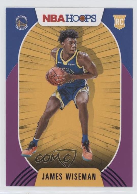 2020-21 Panini NBA Hoops Purple James Wiseman #205 0c1q