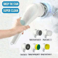Electric Cleaning Brush Multi-functional Wireless Handheld Power Scrubber for