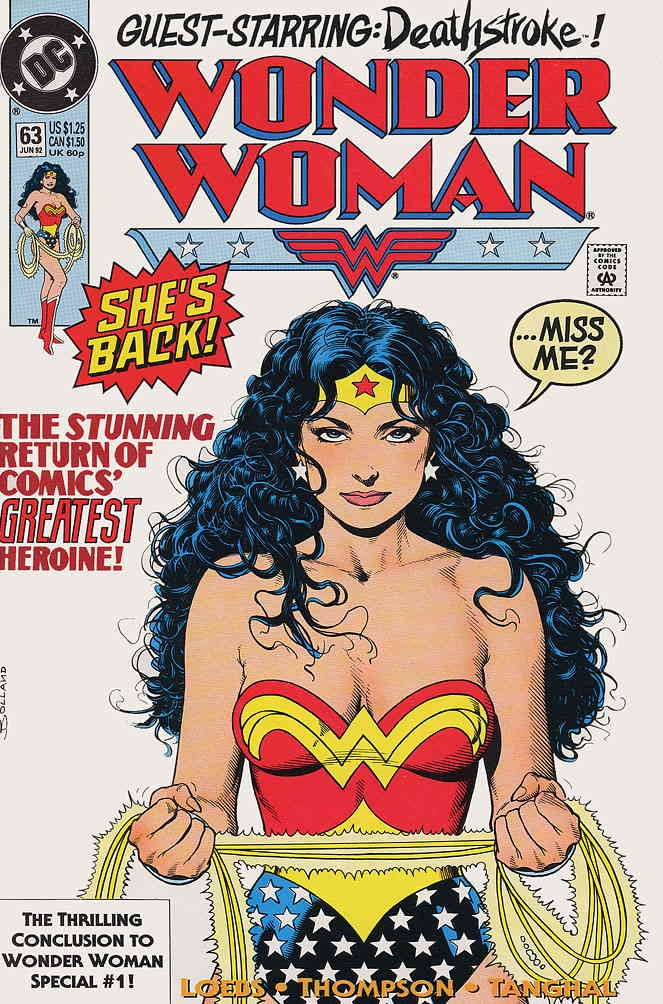 Wonder Woman (2nd Series) #63 VF/NM; DC | William Messner-Loebs Brian Bolland -