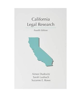 California Legal Research, Dudovitz, Aimee