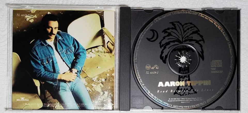 💡 CD - Aaron Tippin – Read Between The Lines ( P. 1992 /Amerik. Country Sänger) - Bild 3 von 4