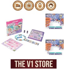 Sticki Rolls: Shareable Bracelet with 70 Mini Stickers  Holographic Designs