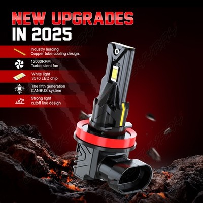 LOW HIGH Beam For Nissan KICKS 2019-2024 LED Headlight Bulbs H9