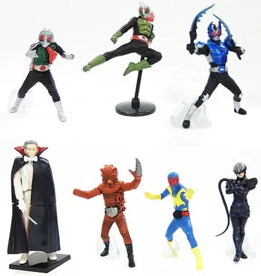 TRADING FIGURE Set of all 7 types ''H.G.C.O.R.E. Kamen Rider ~Re-modification,