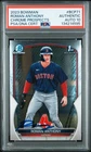 2023 Bowman Chrome Roman Anthony Signed Card Red Sox GM MT 10 Auto PSA/DNA