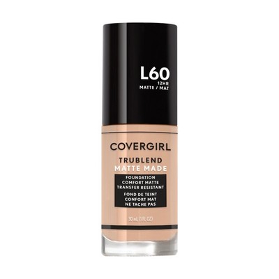 COVERGIRL TruBlend Matte Made Liquid 1 Fl Oz (Pack of 1), LIGHT NUDE 