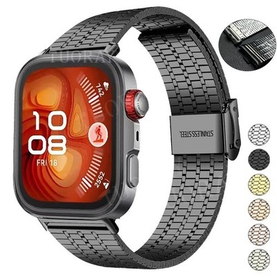 For Huawei Watch Fit 3 Fit 4 Fit 4 Pro Watch Stainless Steels Metal Band Strap