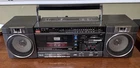 Vintage JVC PC-1JW Stereo AM/FM/SW1/SW2 Radio Cassette Boombox READ DESCRIPTION!