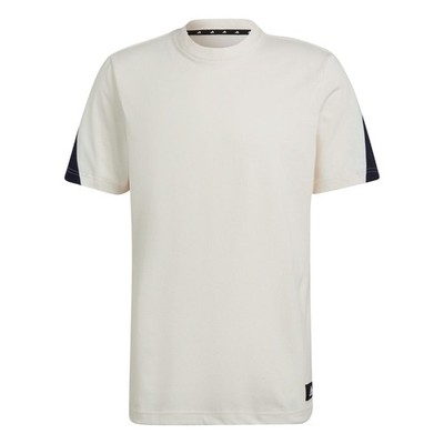 Adidas HERREN Sportkleidung Gut Being T-Shirt Über Weiß Fitness Workout Fitness