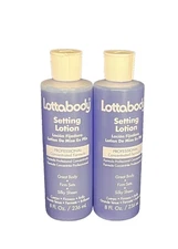 (2 Pack) LOTTABODY Setting Lotion Professional Concentrated Formula, 8 fl oz