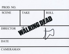 The Walking Dead Austin Amelio Signed 10x8 Clapper Board Photo SEE PROOF [1]