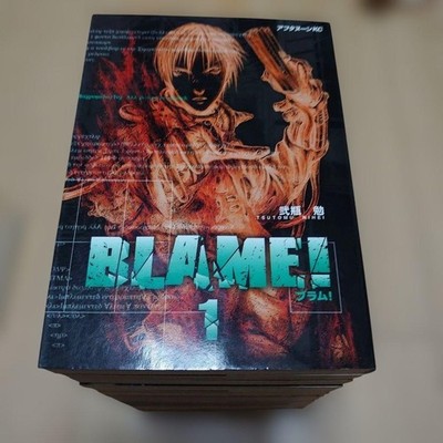 BLAME Complete Set Volumes 1 to 10 by Tsutomu Nihei Used Condition JPN