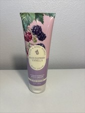 Bath  Body Works Black Raspberry Vanilla BODY CREAM Moisture 8 OZ RETIRED NEW