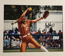 TEAGEN KAVAN SIGNED 8x10 PHOTO TEXAS LONGHORNS SOFTBALL STAR PITCHER COA