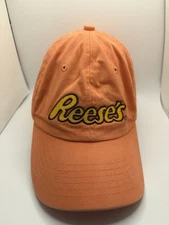 Reese’s Candy Peanut Butter Chocolate Orange Hat Hersheys Adjustable Funny Food