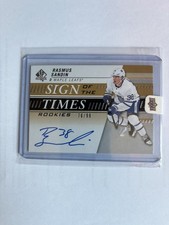 Rasmus Sandin Sign of the Times Rookies Auto 2019-2020 SP Authentic 76/99 