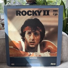 Rocky II CED Video Disc CBS FOX Variant Stallone Shire Weathers Meredith TESTED