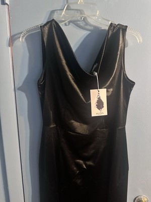 MUXXN boutique Black Long Cowl Neck Formal Maxi Women s Size xl