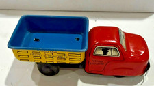 236014 - 1950's Line Mar 4" Toys Mechanical Produce Truck  Clean 