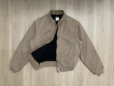 VTG Carhartt J14 SDL “Saddle” Jacket Men’s Large Beige Santa Fe Quilt Lined Y2K