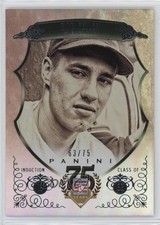 2014 Panini Hall of Fame Green Shield 63/75 Bob Feller #30 HOF Shield 0l2