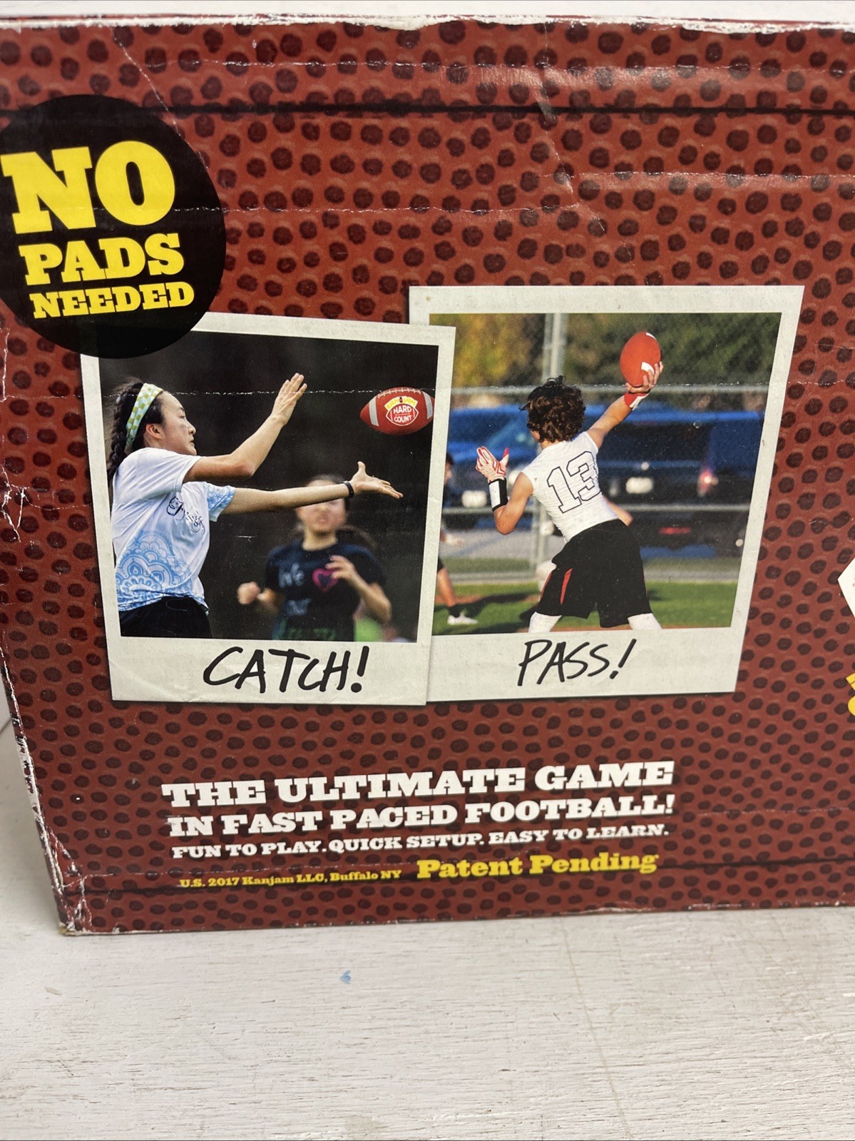 Kan Jam Hard Count Football Game With 2 Goals (Brand New)