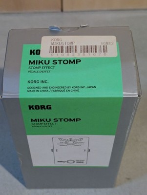 KORG Miku sing in the guitar Compact effector MIKU STOMP from