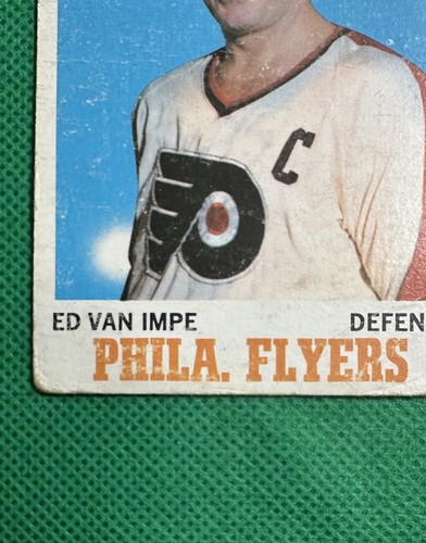 Ed Van Impe 1970 Topps #80 Philadelphia Flyers Low Grade - Picture 4 of 9