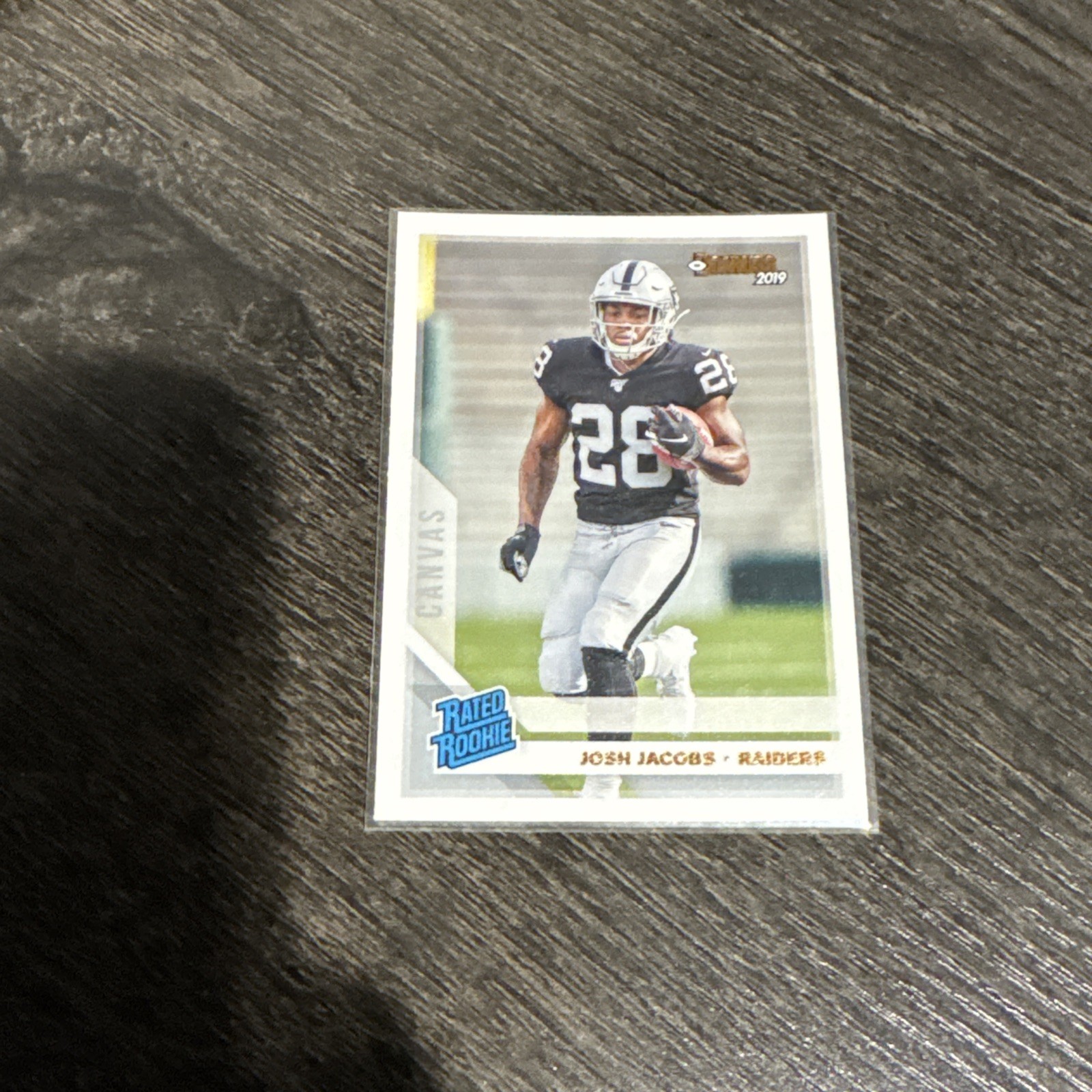 2019 Panini Donruss - Rated Rookie Josh Jacobs #308 Canvas (RC)