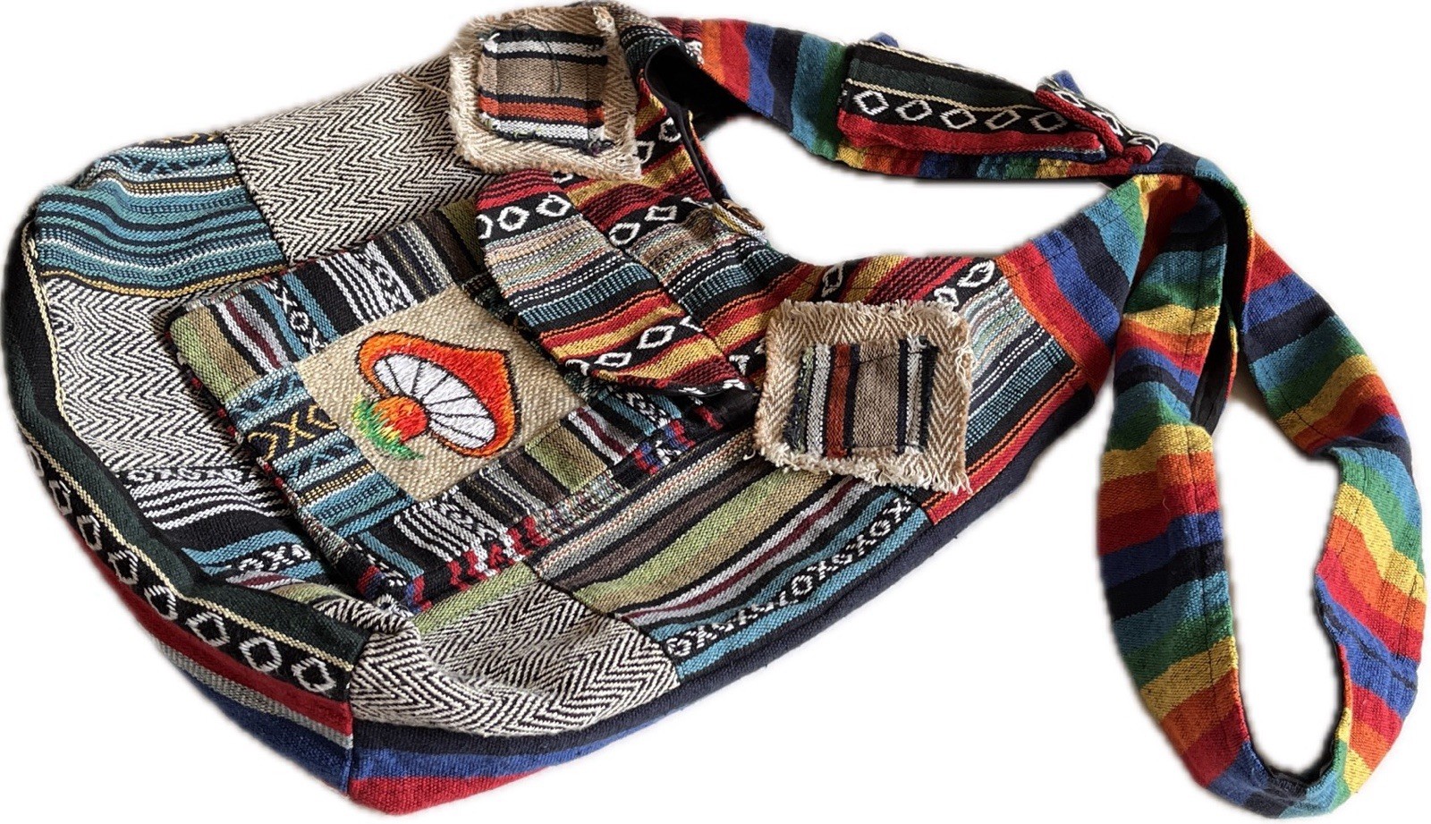 Rising International Patchwork Boho Multi-Color C… - image 2