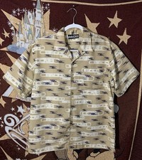 Vintage 90s Mens L PACO Jeans Co Button Down Shirt Hip Hop Grunge