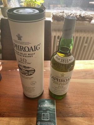 Laphroaig 10 Jahre Single Malt Scotch Whisky 0,7 L. Sehr alte Abfüllung /Rarität