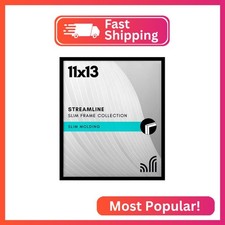 Americanflat 11x13 Picture Frame with Shatter-Resistant Glass - Streamline Colle