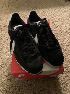 Nike Cortez Nylon Black White OG Classic womans size  5.5 DZ2795 001
