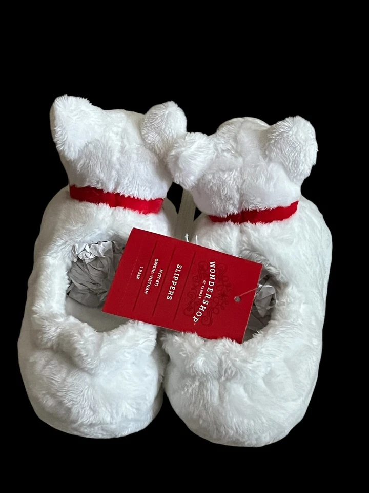 Wondershop цель Bullseye собаки ребенка ясельного возраста тапочки новый с Ярлыками мальчиков девочек - Изображение 3 из 4