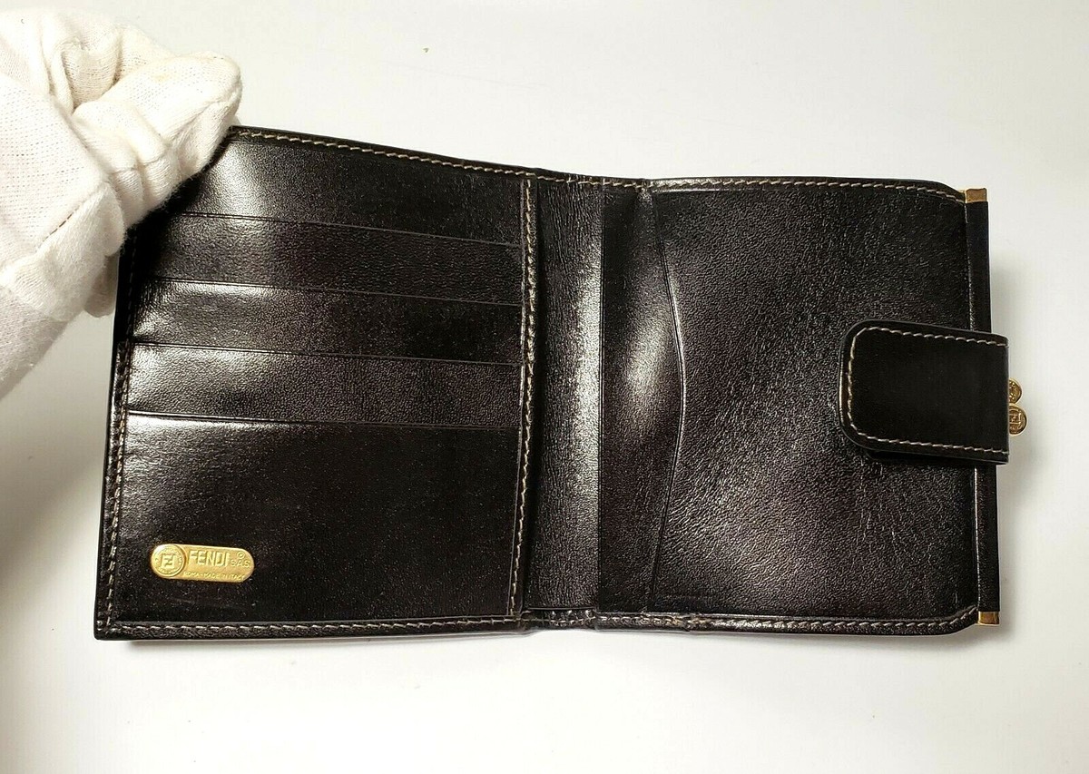 NWT Authentic Fendi FF Zucca Jacquard Coins Purse Wallet