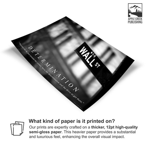 Wall Street Art Print Motivational Poster Stock Market Broker Office Wall Decor - Picture 3 of 5