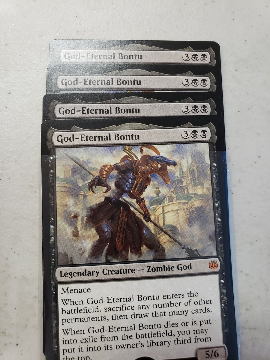 God-Eternal Bontu 1x FOIL WAR MTG War of the Spark Mythic MINT black God-Eternal Bontu 1x FOIL WAR MTG War of the Spark Mythic MINT black