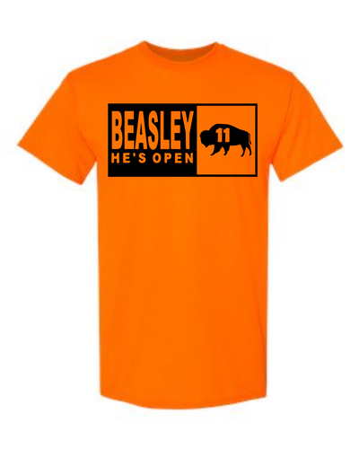 Cole Beasley Always Open Buffalo Cool Football Fan T Shirt No. 11 - Picture 12 of 14