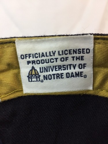 Officially Licensed NOTRE DAME FIGHTING IRISH Wool CAP 6 3/4 - Picture 7 of 8