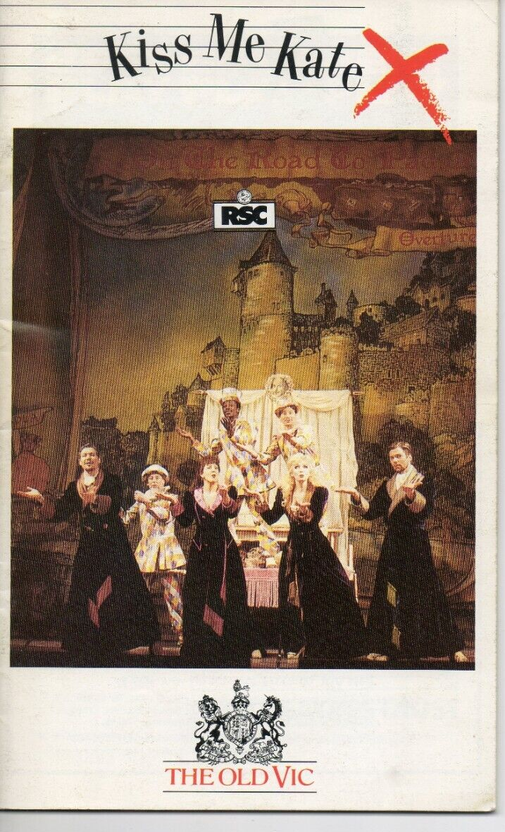 KISS ME KATE, 1987, OLD VIC THEATRE PROGRAMME, NICHOLA MCAULIFFE