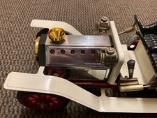 Messingfarbener Aluminium Fülltrichter, 24 mm Durchmesser, Mamod, Wilesco, Bing, MS