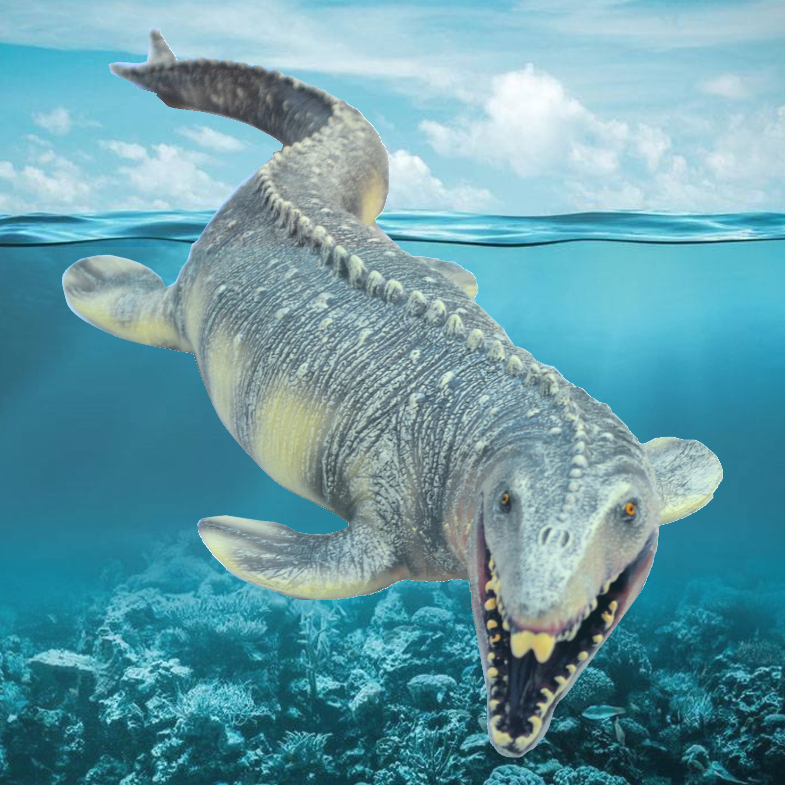 giant mosasaurus toy